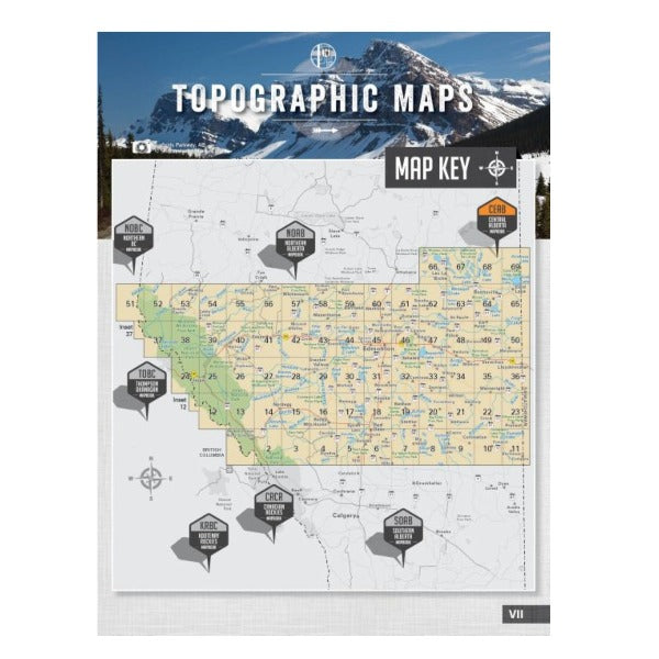 Backroad Mapbook Central Alberta 5th Edition