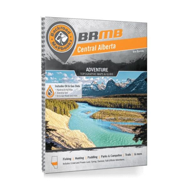 Backroad Mapbook Central Alberta 5th Edition