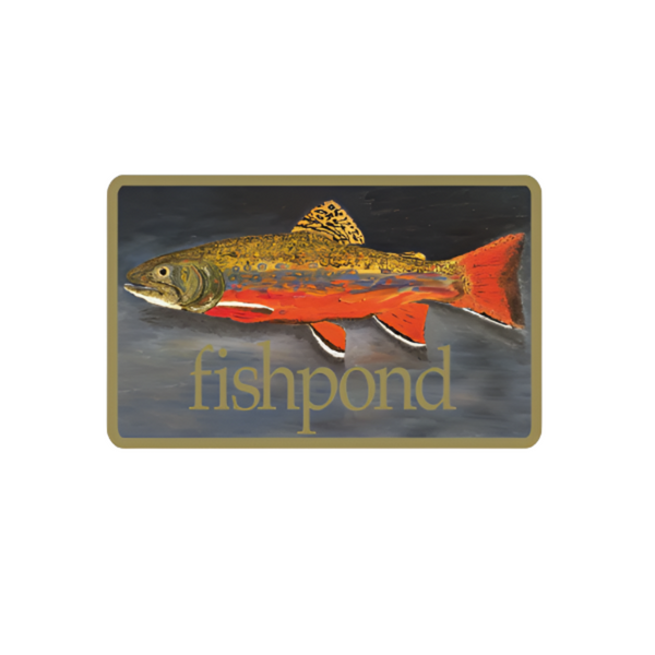 Fishpond Brookie Sticker