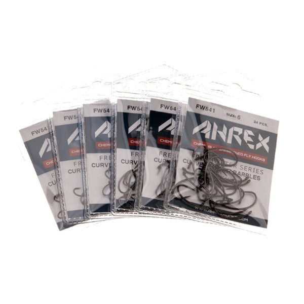 Ahrex FW541 Curved Nymph Barbless Hook