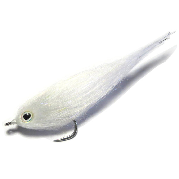 White H2O Polar Fiber Brush Fly on a white background.