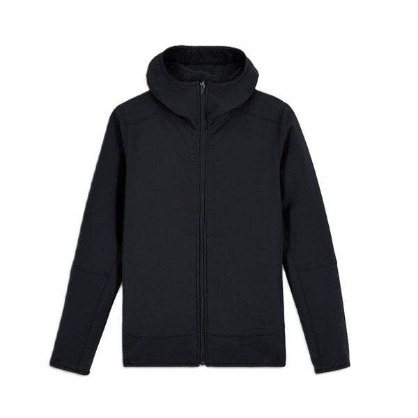 Black Simms Women's Strata 330 Full Zip Fleece Hoody on a white background.