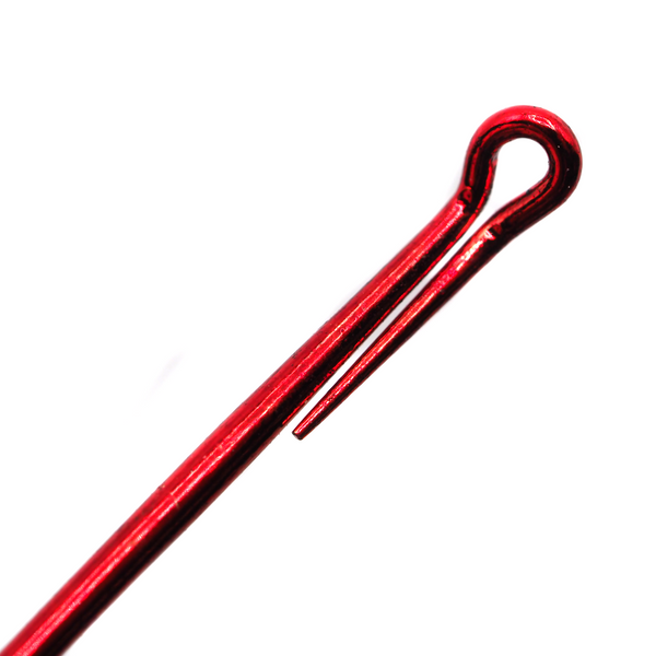 Gamakatsu T10-6H Salmon Tapered Loop Up Eye Hook - Red