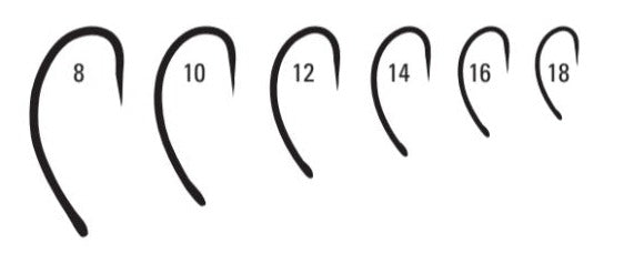 Mustad Heritage C49XSAP Barbless Curved Caddis Hook