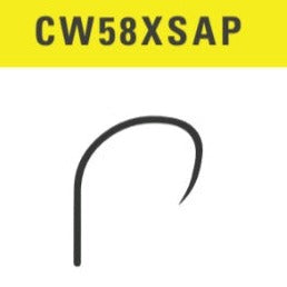 Mustad Heritage CW58XSAP Barbless Curved Wide Gap Dry Fly Hook