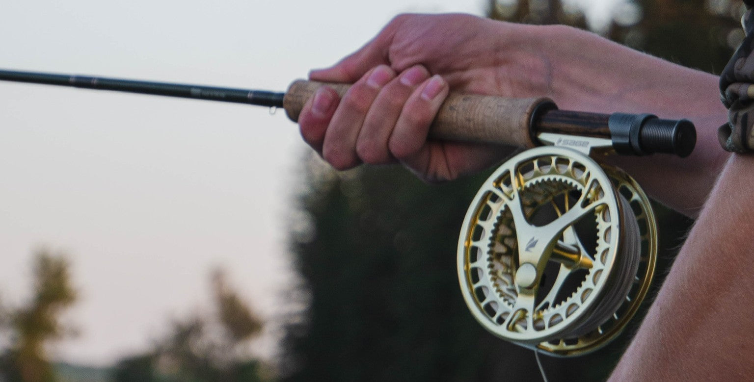 click fly reel Sage 0/1/2 / Stealth Thanks to a new design the arbor is now 40% larger for increased line capacity and line pick up Sage Click Fly Reel Review: