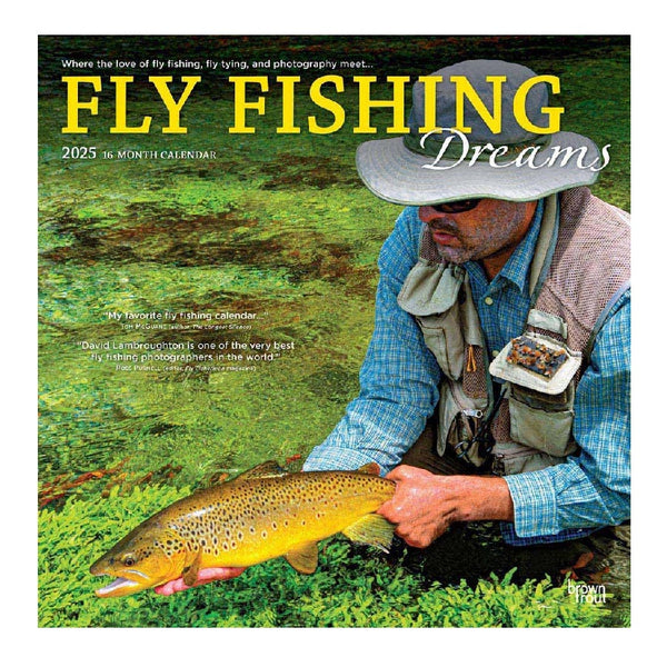 2025 Fly Fishing Dreams Wall Calendar