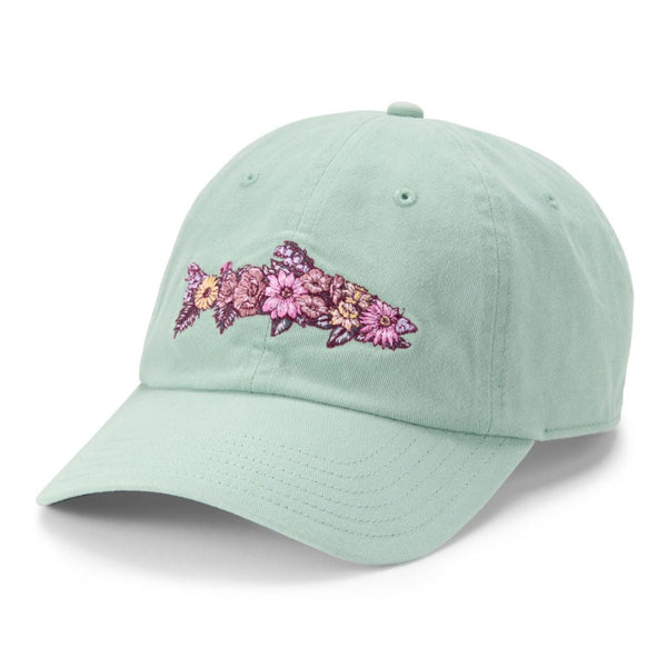Orvis Floral Fish Embroidered Hat