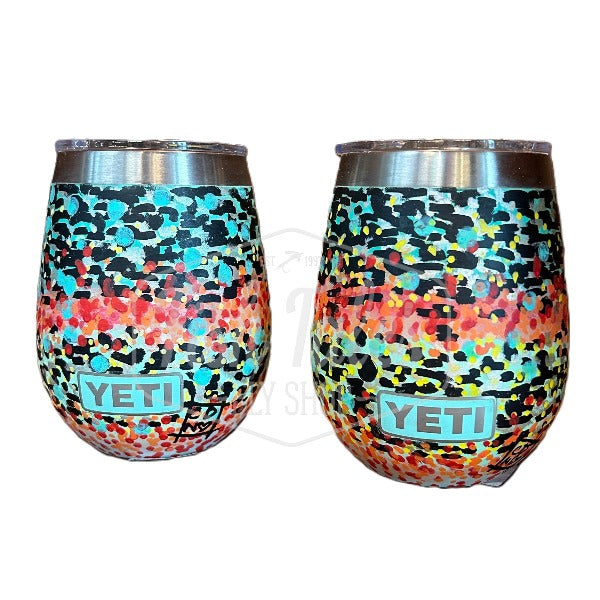 Custom Painted Yeti 10oz Wine Tumbler