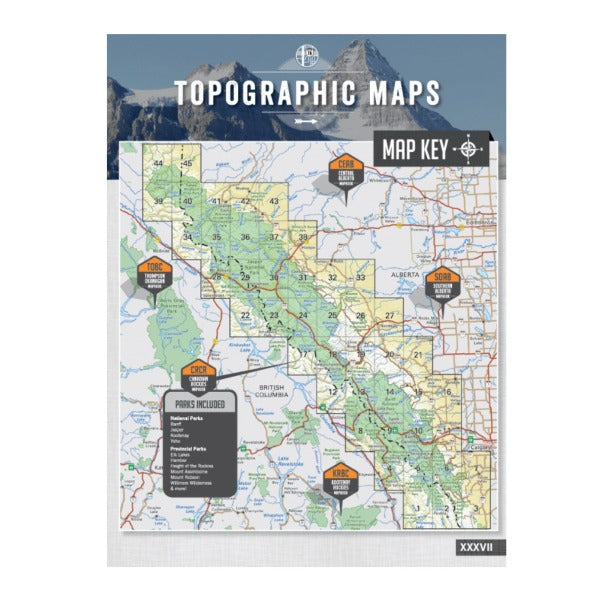 Backroad Mapbook Canadian Rockies 3rd Edition