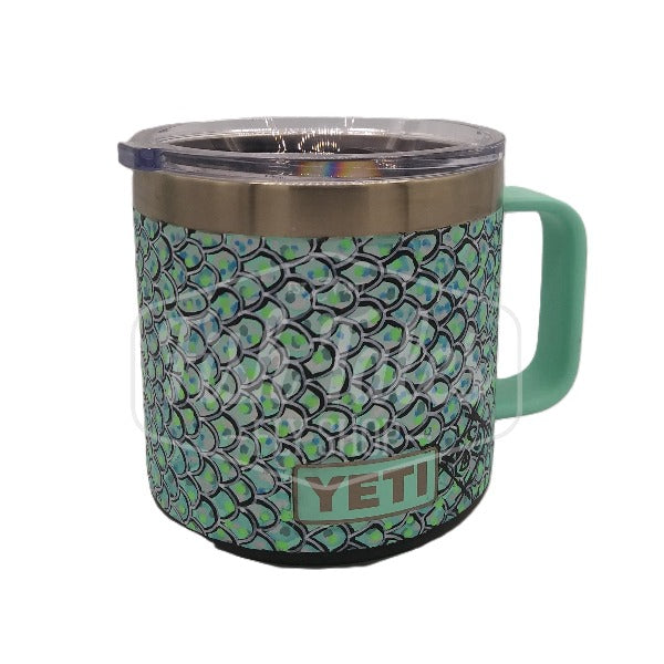 Custom Painted Yeti Rambler 14oz Mug With Handle