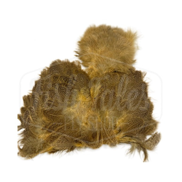 Whiting Farms Brahma Hen Soft Hackle Saddle with Chickabou Patch
