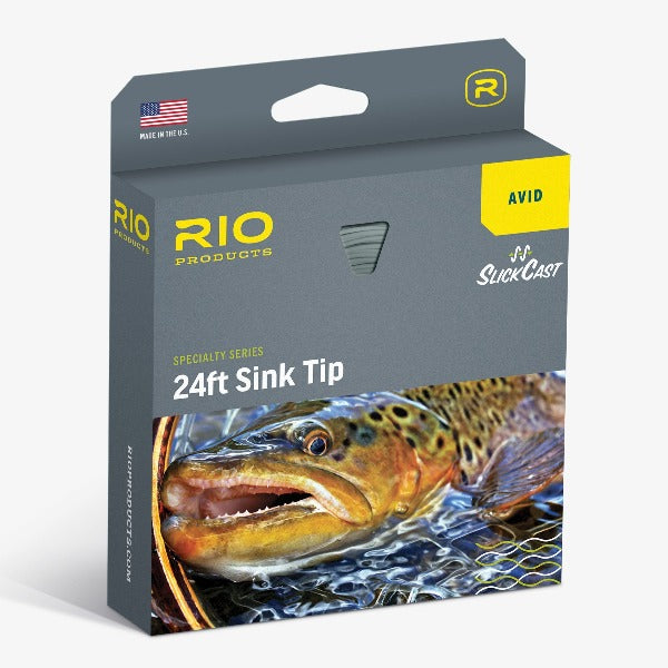 Rio Avid Series 24ft Sink Tip Fly Line With SlickCast