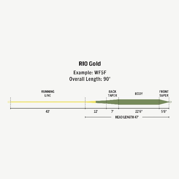 Rio Premier Gold Floating Freshwater Fly Line