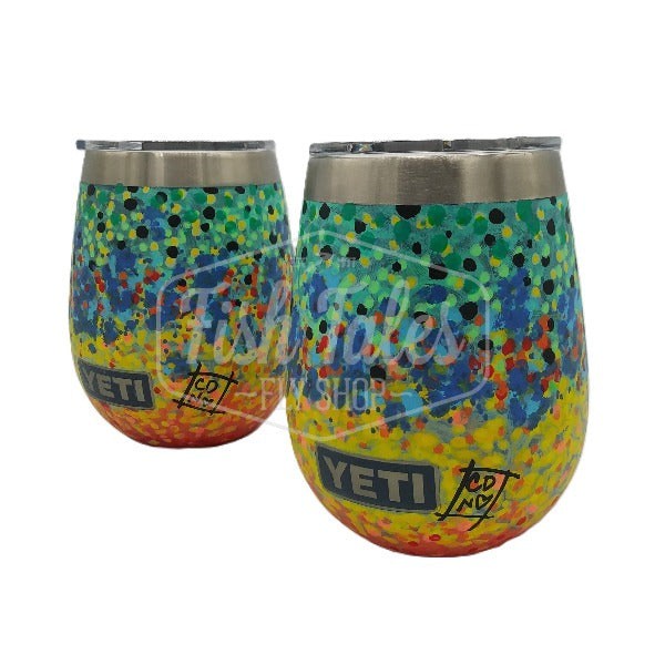 Custom Painted Yeti 10oz Wine Tumbler