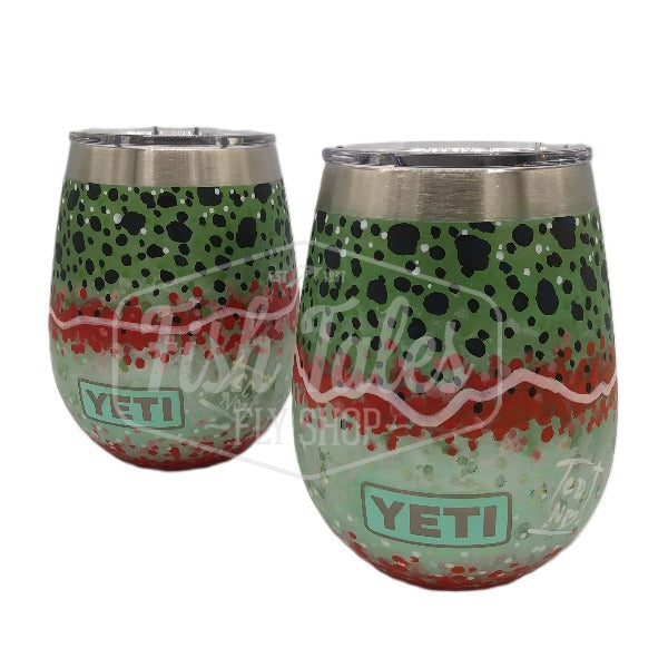 Custom Painted Yeti 10oz Wine Tumbler