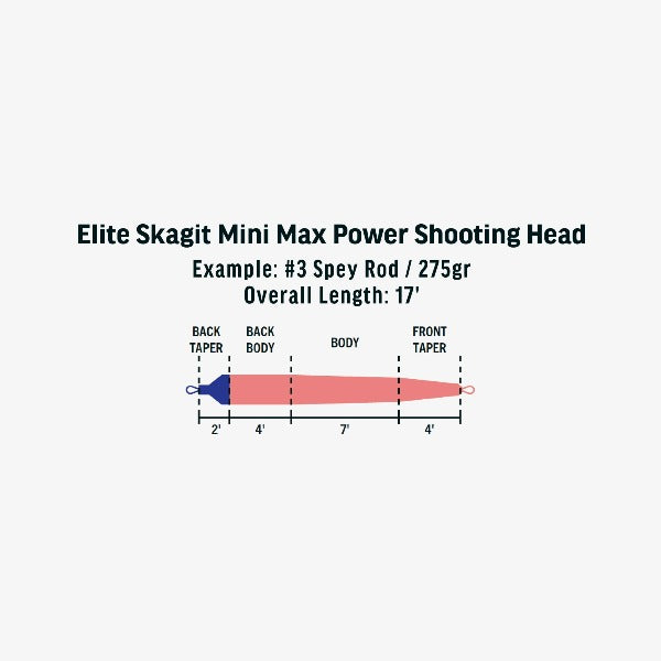 Rio Elite Skagit Mini Max Power Shooting Head