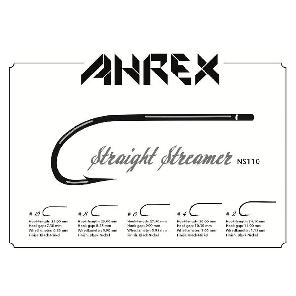 Ahrex NS110 Straight Eye Streamer Hook