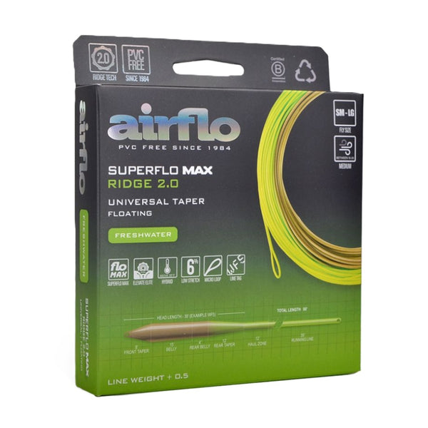 Airflo Superflo Max Ridge 2.0 Universal Taper Freshwater Floating Fly Line