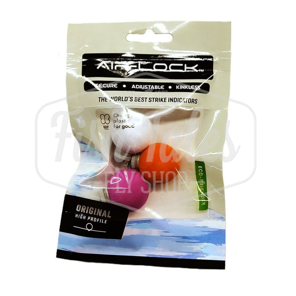 Packaged Airlock Strike Indicators in large multicolor on a white background.