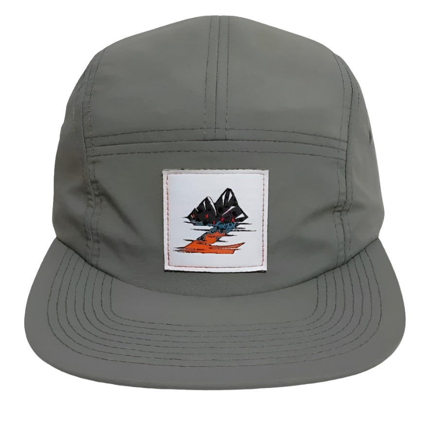 Backcountry Skinz Retro Mountain 5-Panel Hat | Fly Fishing