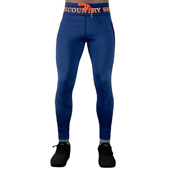 Nike blue compression pants hot sale