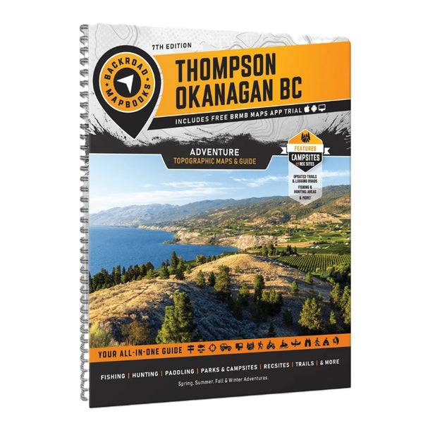 Backroad Mapbook Thompson Okanagan BC 7th Edition