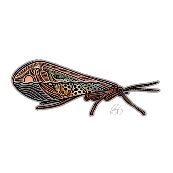 Casey Underwood Caddis-Scape Decal