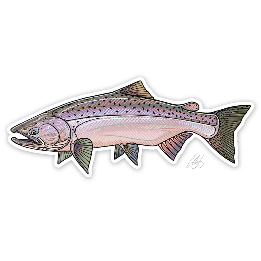 Casey Underwood Chinook Salmon Decal | Fly Fishing Sticker – Fish Tales ...