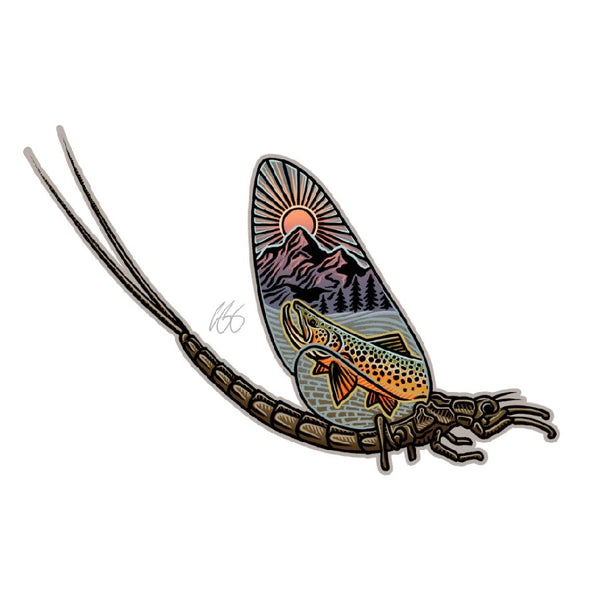 Casey Underwood Mayfly-Scape Decal