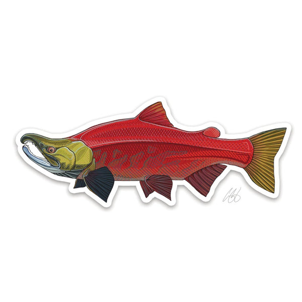 Casey Underwood Sockeye Salmon Decal