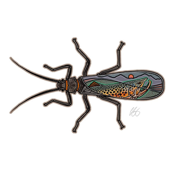 Casey Underwood Salmonfly-Scape Decal