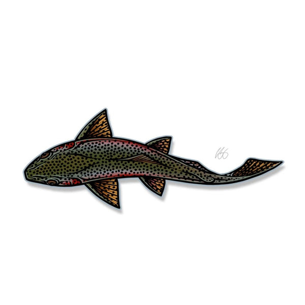 Casey Underwood Swimming Rainbow Trout Decal