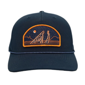 Casey Underwood star sipper performance trucker hat on a white background.