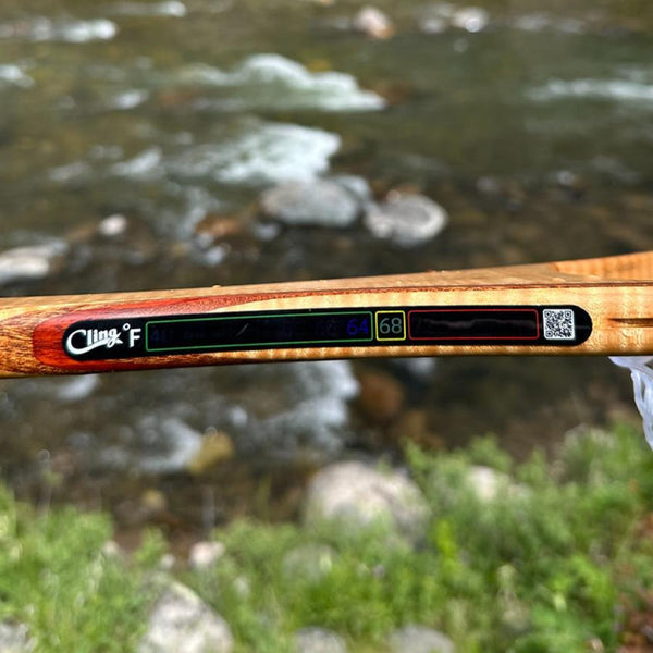 Cling Fishing Temperature Tape Stick-On Thermometer