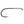 a single daiichi 1170 standard dry fly hook on a white background
