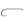 a single daiichi 1560 traditional nymph hook on a white background