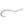 a single daiichi 1770 swimming nymph hook on a white background