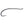 a single daiichi 2051 black alec jackson spey hook on a white background