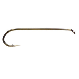 a single daiichi 2340 6x long traditional streamer hook on a white background