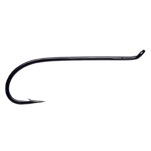 a single daiichi 2441 traditional salmon and steelhead hook on a white background