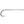 a single daiichi x472 long shank saltwater hook x point on a white background