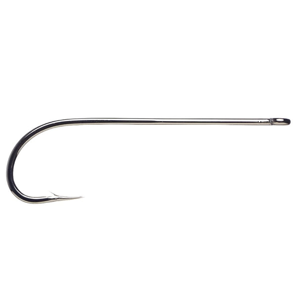a single daiichi x472 long shank saltwater hook x point on a white background