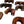 assorted single and double docs exotic wood magnetic rod holders on white background
