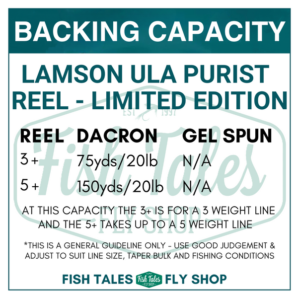 Lamson ULA Purist Click and Pawl Reel - Limited Edition
