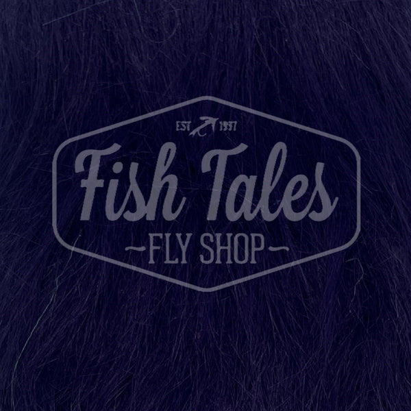 close up view of fish tales craft fur for fly tying purple