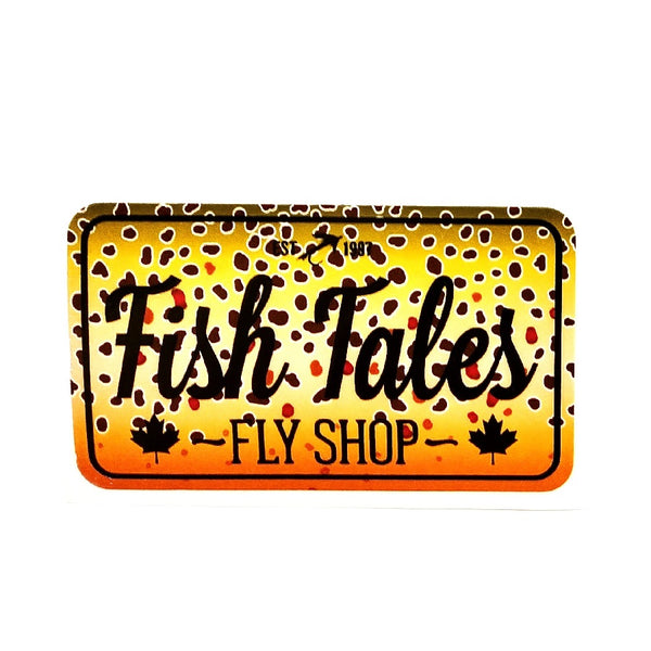 Fish Tales Trout Skin Logo Decal
