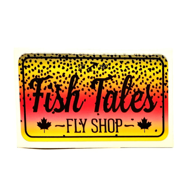 Fish Tales Trout Skin Logo Decal
