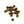 Several metallic olive slotted fly tying beads on a white background.