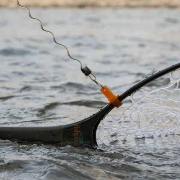 attaching release to fly fish net Fishpond Confluence Net Release 2.0